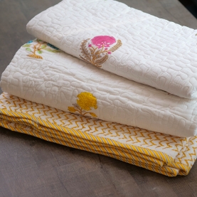 Indian cotton bedcover