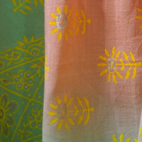 Indian cotton skirt Sanganeri print