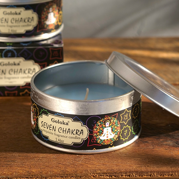 Bougie indienne parfumée 7 chakras