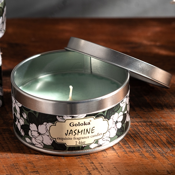 Bougie indienne parfumée Fleur de jasmin 70g