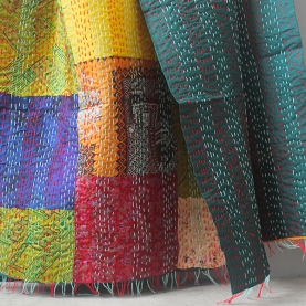 Indian silk table runner