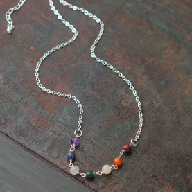 Indian 7 chakra necklace