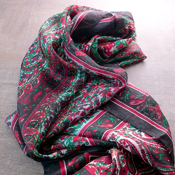 Nice Indian Pure Silk Scarves Indian Handicraft Pankaj Online shop