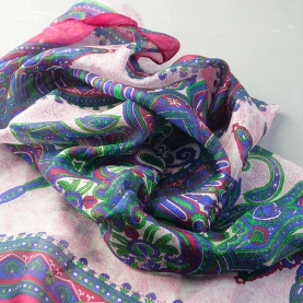 Indian silk scarf