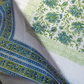 Nappe indienne coton imprimée