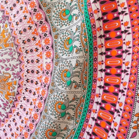 Indian cotton wall hanging Elephants