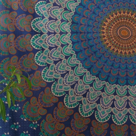 Indian cotton wall hanging Mandala