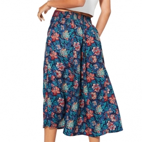 Indian printed flared skirt