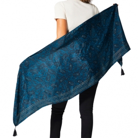 Indian printed stole Flowers