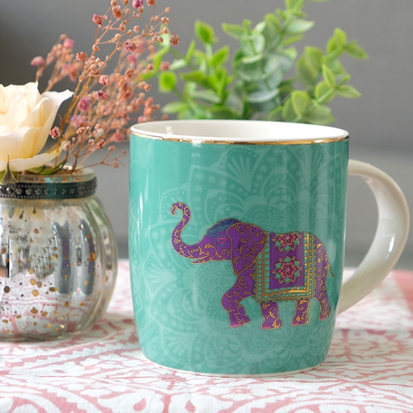 Tasse à thé infuseur Elephant indien 400ml