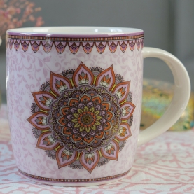 Tasse à thé infuseur Mandala indien