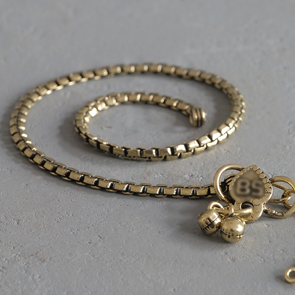 Indian fancy metal anklet Payjeb golden