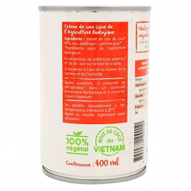 Organic coconut cream