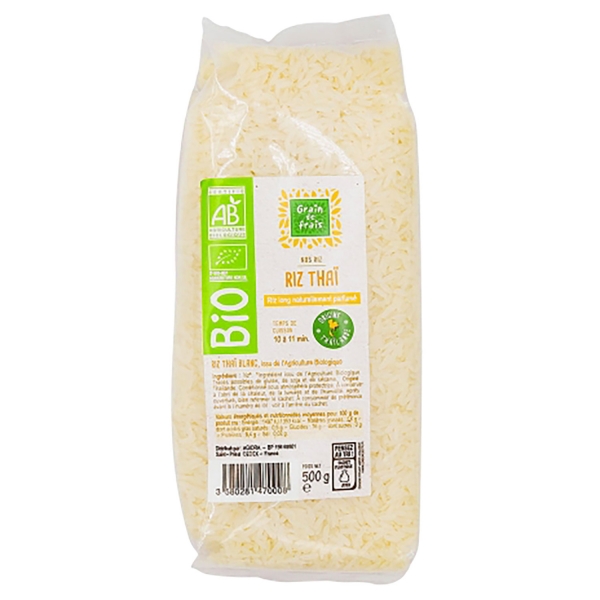 Thaï white rice organic 0.5kg