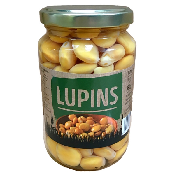 Lupins en saumure 390g pour cuisine végétarienne