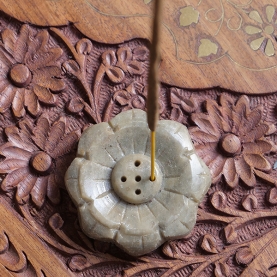 Indian marble incense sticks stand round