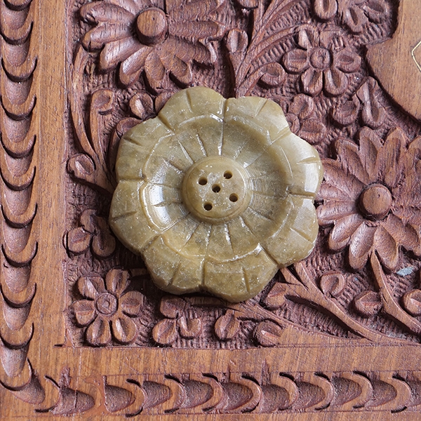 Porte-encens indien en marbre lotus