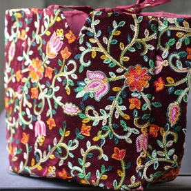 Sac à main indien brodé Matka