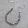 Collier indien plastron ethnique avec fleurs