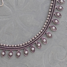 Collier indien plastron ethnique