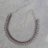 Collier indien plastron ethnique à perles