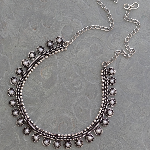 Collier indien plastron ethnique à perles