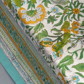 Indian cotton printed table cover