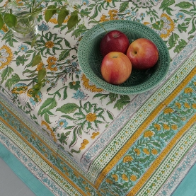 Indian cotton printed table cloth