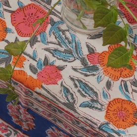 Indian cotton printed table cover