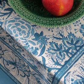 Indian printed cotton table cloth