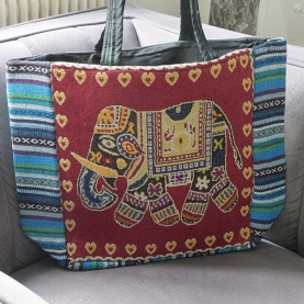 Indian cotton handbag