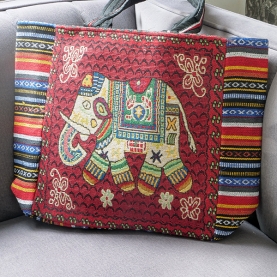 Sac à main indien brodé éléphant