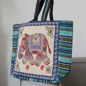 Indian handbag with Elephant