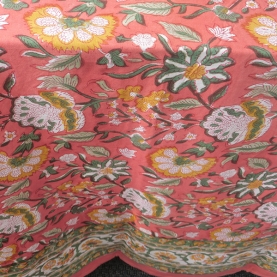 Nappe indienne imprimée
