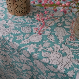 Indian cotton printed table cover