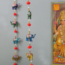 Mobile indien artisanal suspension Elephants
