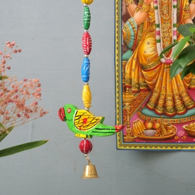 Mobile indien artisanal Perroquet