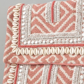 Pochette indienne artisanale