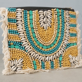 Pochette indienne artisanale