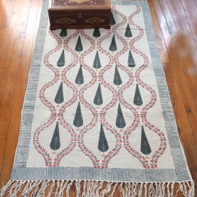 Tapis indien en coton