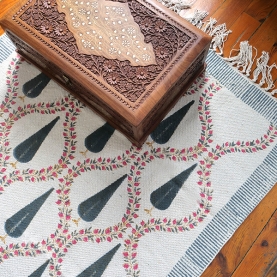 Tapis indien artisanal