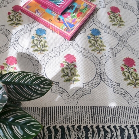Tapis indien en coton