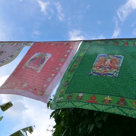 Tibetan prayer flags
