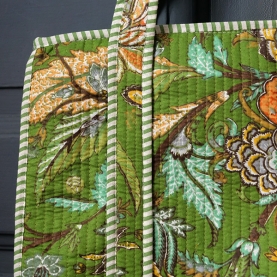 Indian cotton quilted handbag