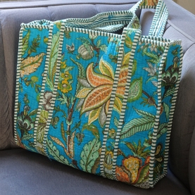 Sac à main indien en coton matelassé