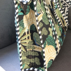 Sac à main indien en coton matelassé