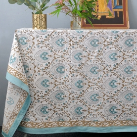 Nappe indienne coton imprimée