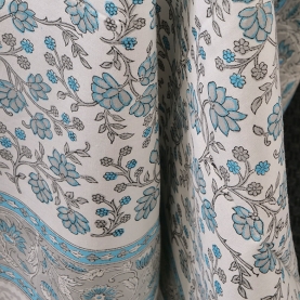 Nappe indienne imprimée à la main