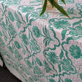 Nappe indienne en coton imprimée