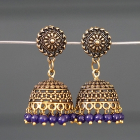 Boucles d'oreilles indiennes Jhumki